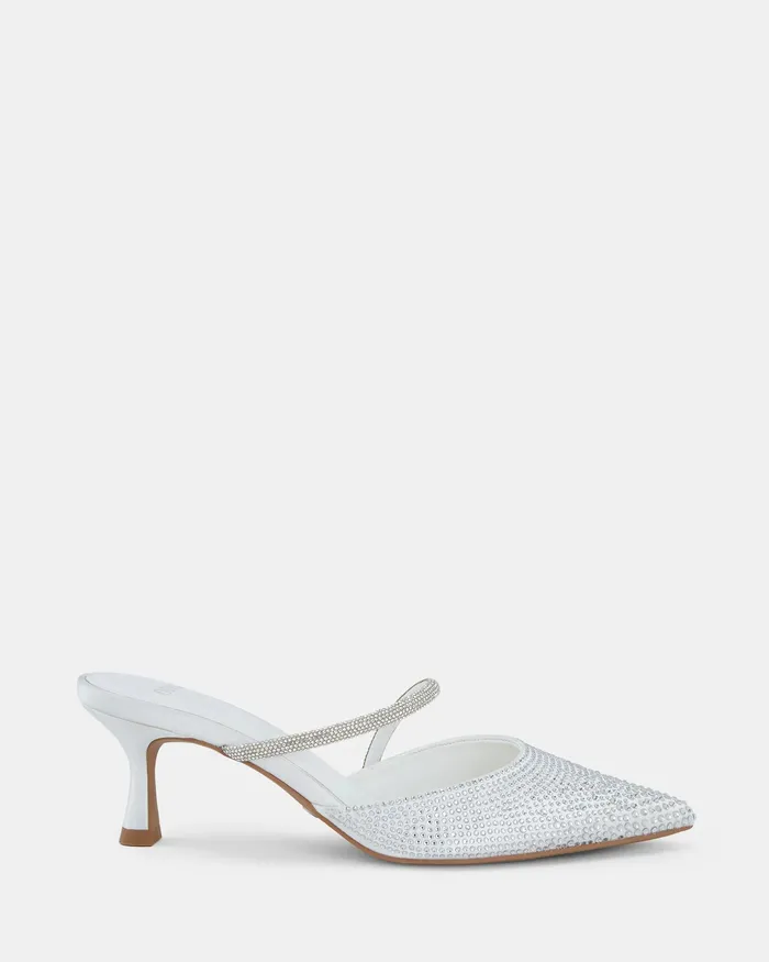 NOVO Shoes PADUA WHITE Closed Toe Heels Women Party