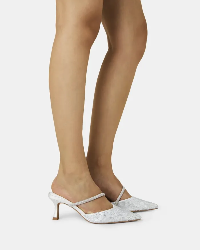 NOVO Shoes PADUA WHITE Closed Toe Heels Women Party