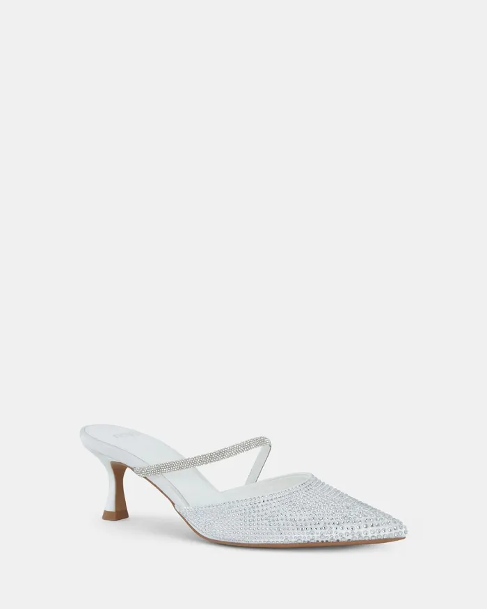 NOVO Shoes PADUA WHITE Closed Toe Heels Women Party