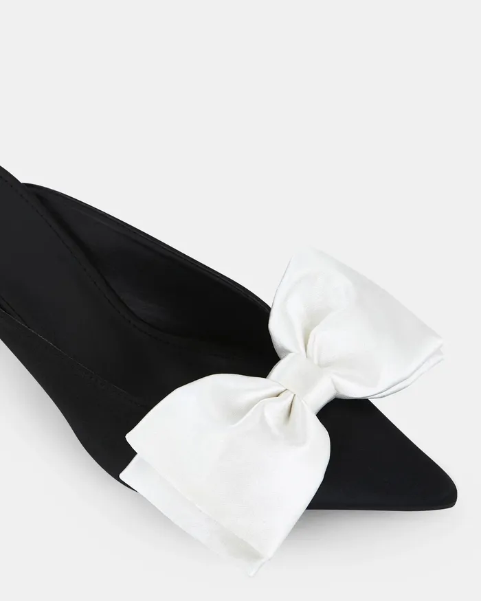 NOVO Shoes Pumps Women ZIENNA BLACKWHITE Closed Toe Heels