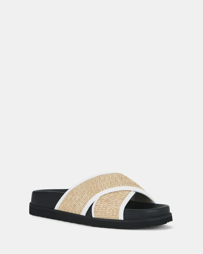 NOVO Shoes SAOIRSE NATURAL RAFFIA Women Slides
