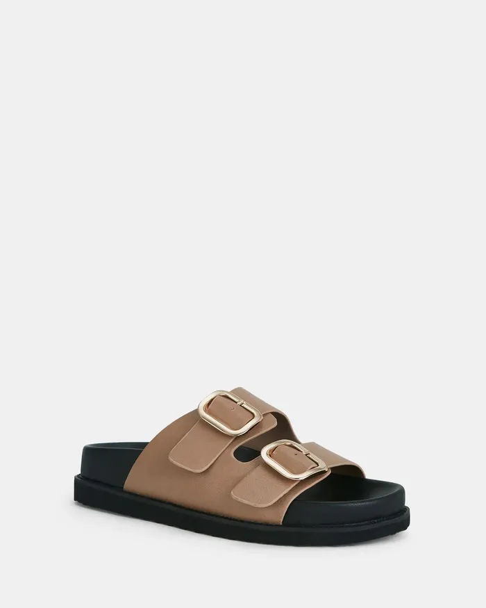 NOVO Shoes SASCHA ALMOND Flatform Women Flat Sandals