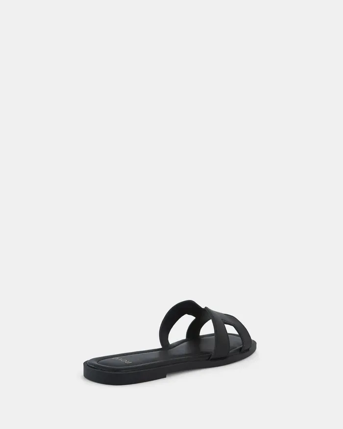 NOVO Shoes Slides Women SACHIE BLACK Flatform