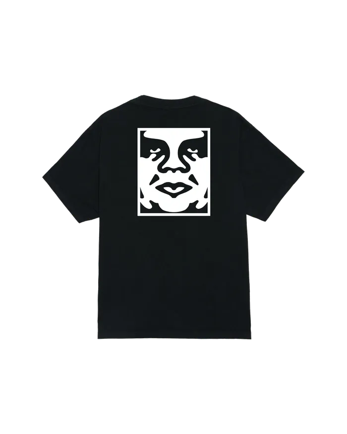 OBEY BOLD ICON FACE PIGMENT TSHIRT Pigment True Vintage Black TSHIRTS OBEY Clothing Men