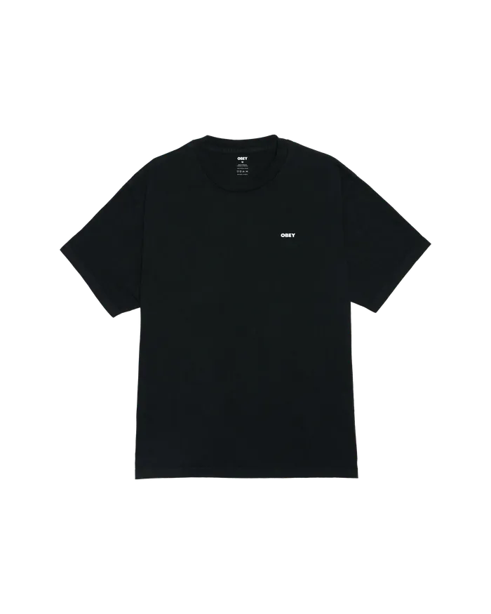 OBEY BOLD ICON FACE PIGMENT TSHIRT Pigment True Vintage Black TSHIRTS OBEY Clothing Men