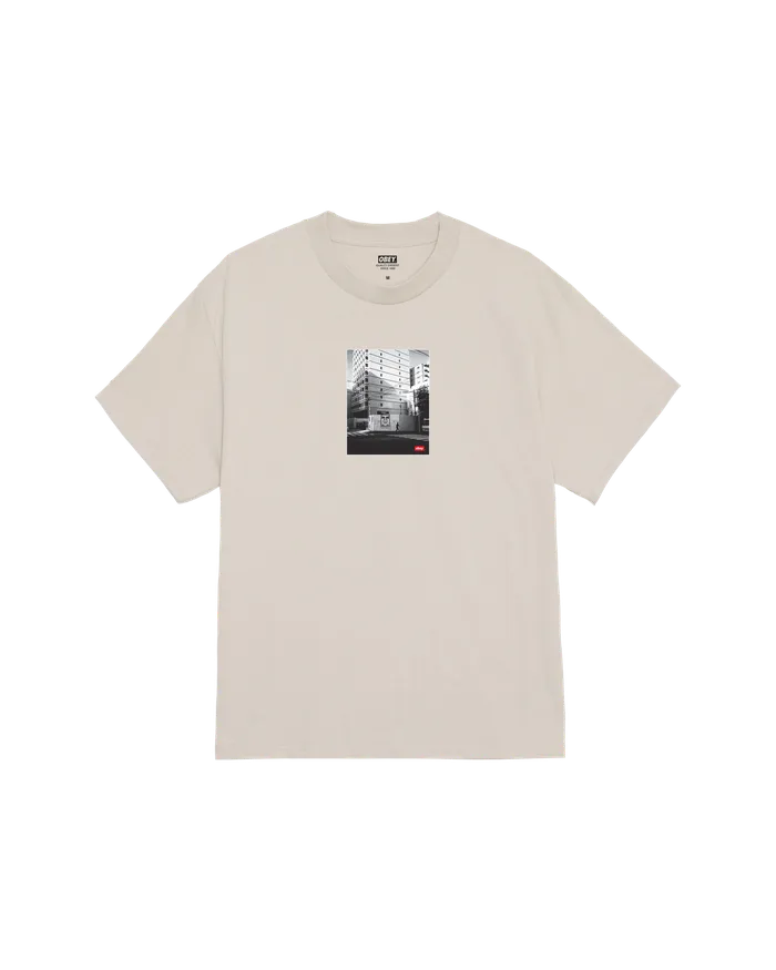 OBEY Clothing OSAKA PHOTO CLASSIC TSHIRT Silver Grey Men TSHIRTS