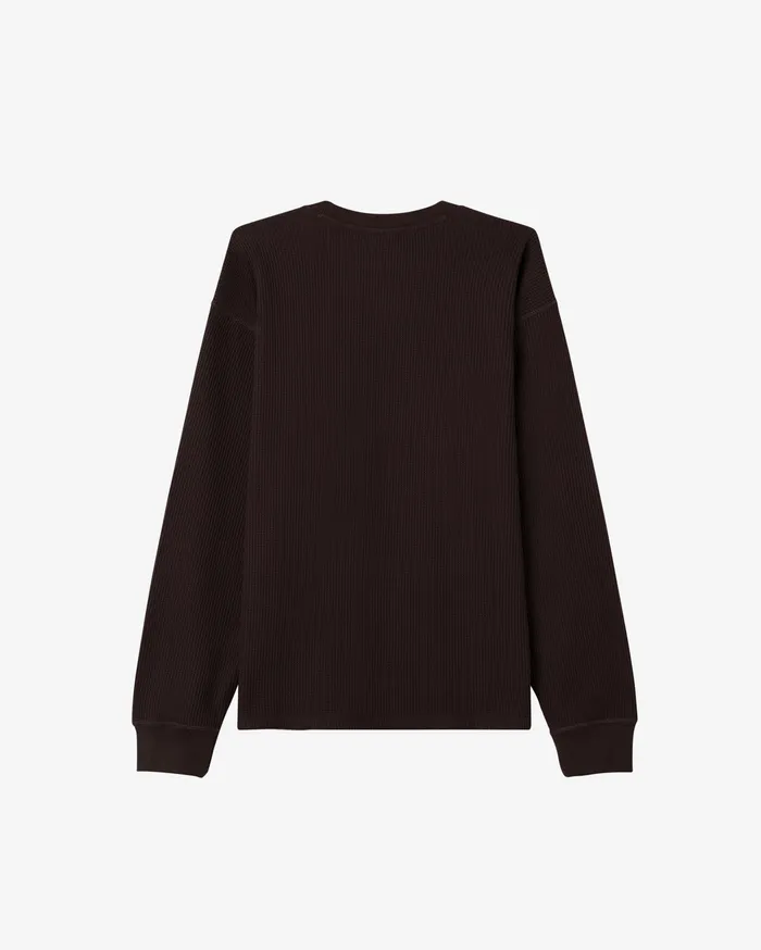 OBEY Clothing TOPS Men LOWERCASE II LS THERMAL Pirate Black