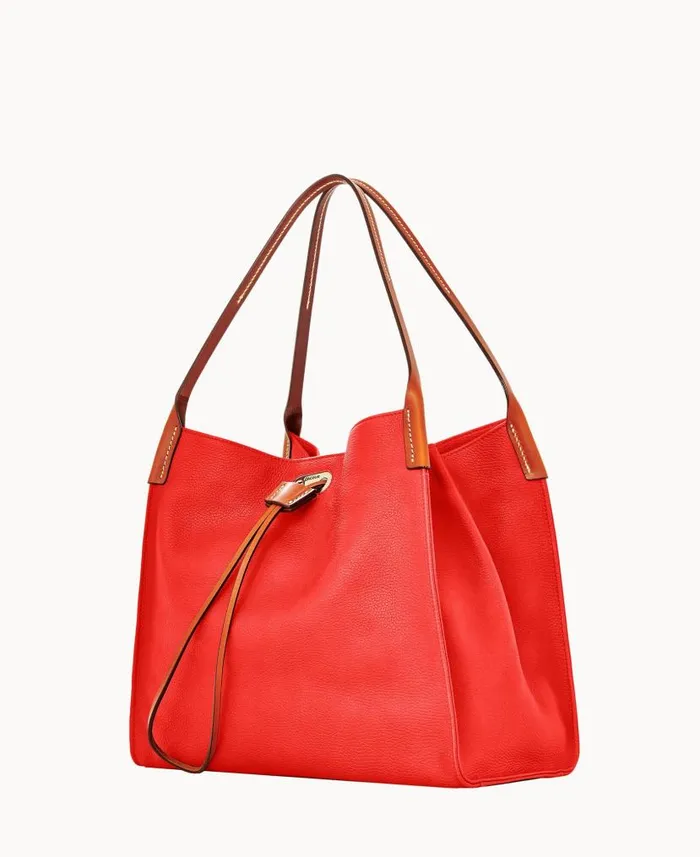 Oncour Roux Pebble Full Up Red Woman Dooney and Bourke Shoulder Bags Oncour Roux Pebble Full Up Red Woman Dooney and Bourke Shoulder Bags