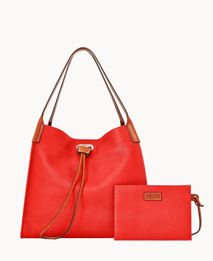 Oncour Roux Pebble Full Up Red Woman Dooney and Bourke Shoulder Bags Oncour Roux Pebble Full Up Red Woman Dooney and Bourke Shoulder Bags