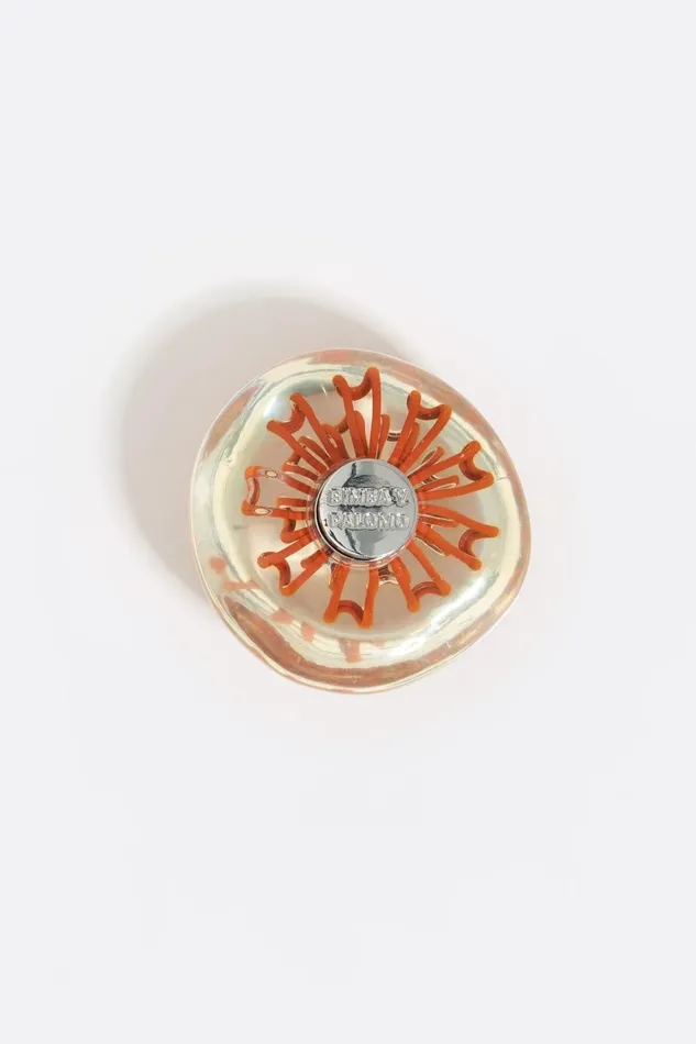 Orange Bubble Chrysanthemum Charm Orange Women Bimba Y Lola Bag Charms Orange Bubble Chrysanthemum Charm Orange Women Bimba Y Lola Bag Charms