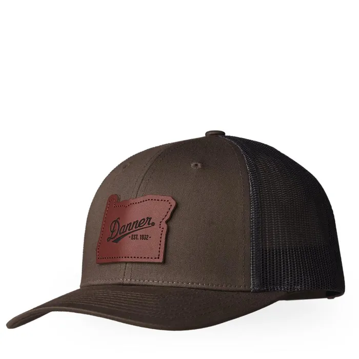 Oregon Patch Trucker Cap GreenBrown Men Danner Hats