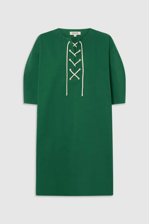Oroton Lace Up Dress Villa Green Women Dresses