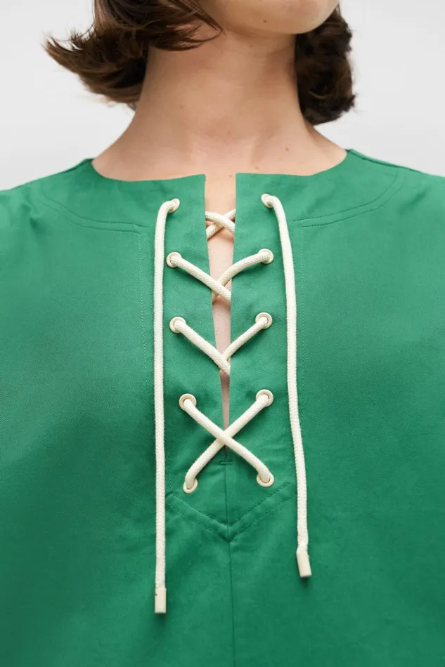 Oroton Lace Up Dress Villa Green Women Dresses Oroton Lace Up Dress Villa Green Women Dresses