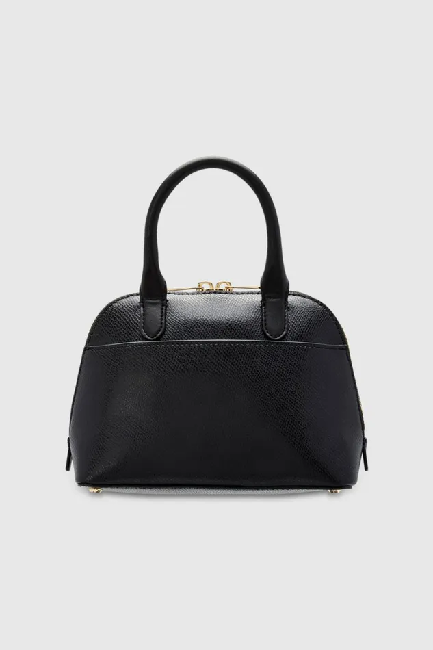 Oroton Muse Micro Griptop Black Women Mini Bags Oroton Muse Micro Griptop Black Women Mini Bags