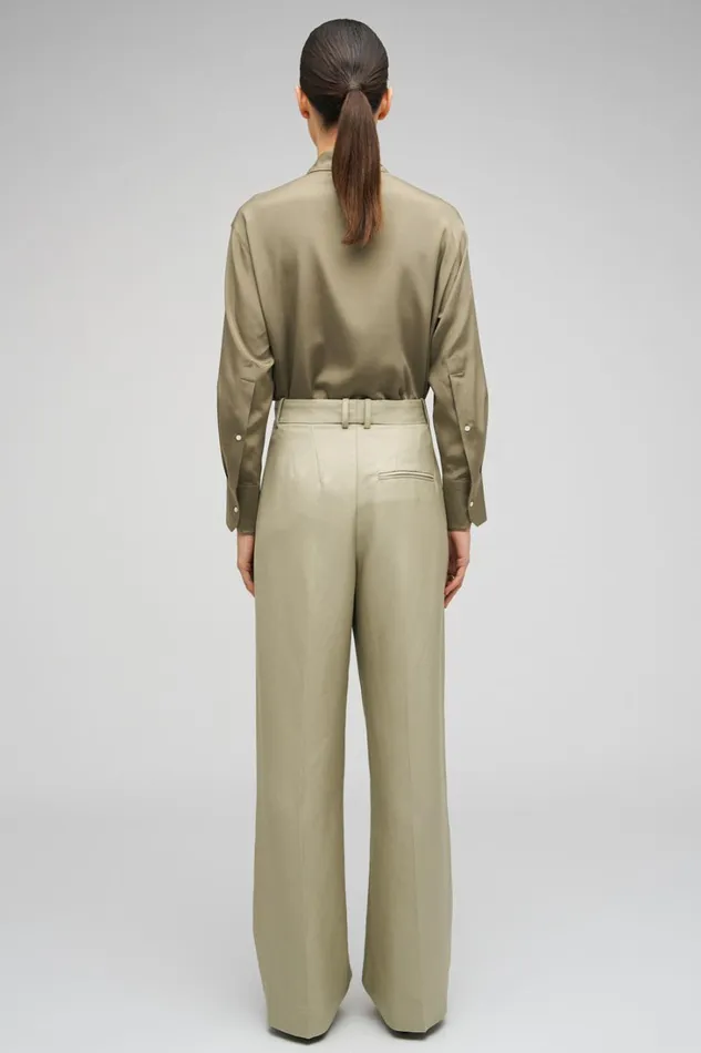 Oroton Pleat Pant Laurel Women Pants Oroton Pleat Pant Laurel Women Pants