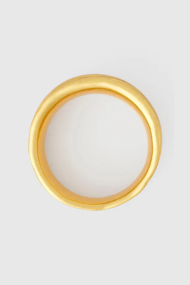 Oroton Seagrass Ring Worn Gold Women Jewellery Oroton Seagrass Ring Worn Gold Women Jewellery