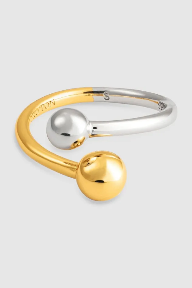 Oroton Sphere Split Ring Goldsilver Women Jewellery