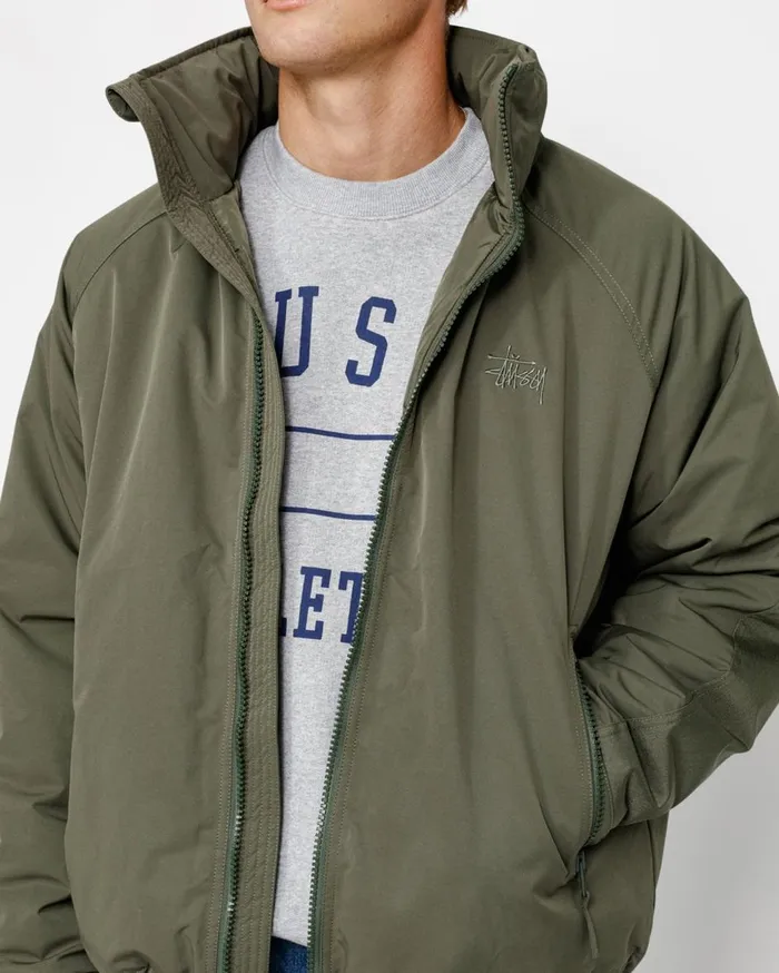 Outerwear MenWomen Stussy SHORT MILITARY PARKA Pine