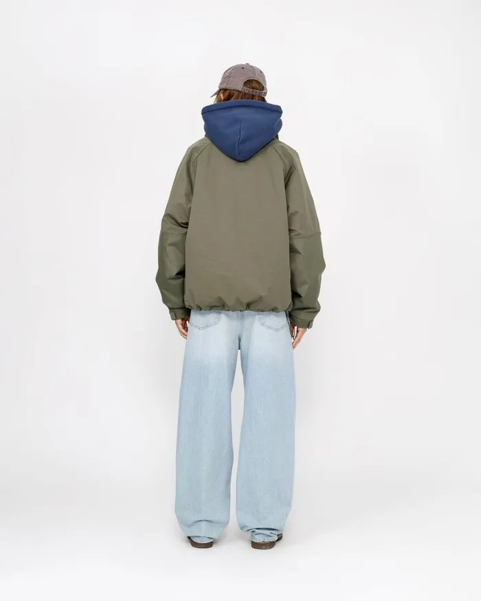 Outerwear MenWomen Stussy SHORT MILITARY PARKA Pine