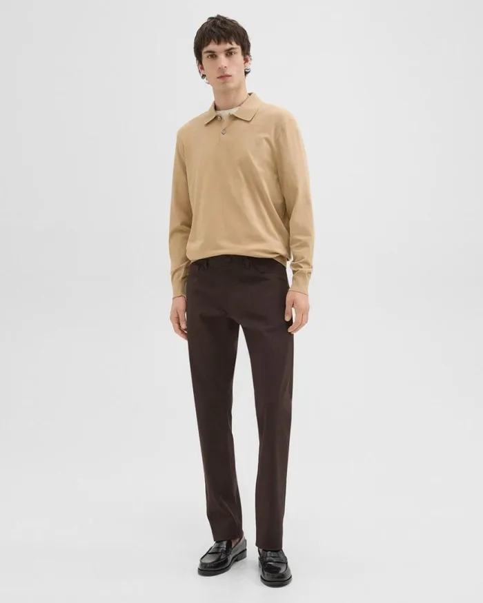 Pants Men Theory Raffi 5Pocket Pant In Neoteric Twill Hickory