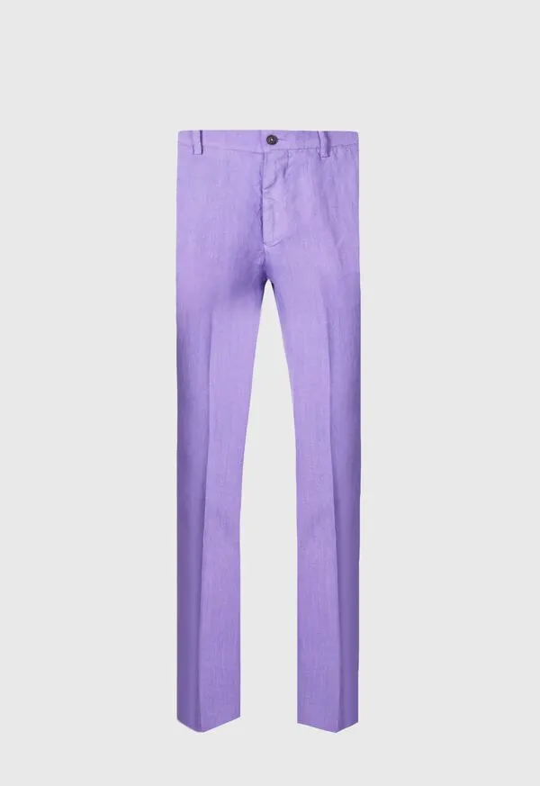Pants Mens Paulstuart Garment Washed Linen Pant Blue