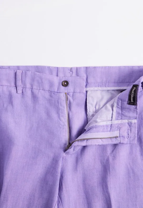 Pants Mens Paulstuart Garment Washed Linen Pant Blue