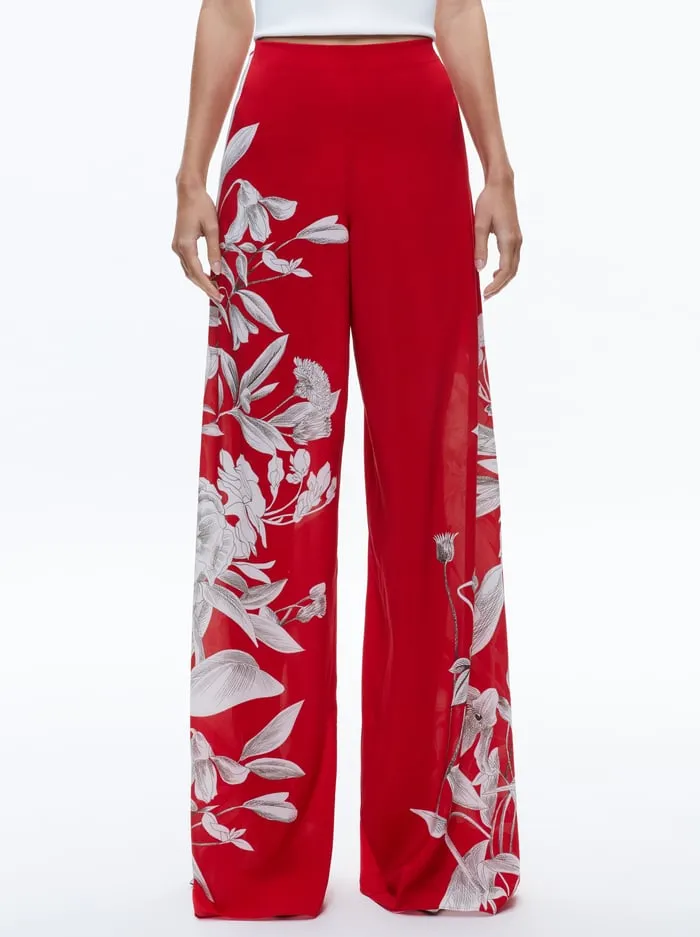 Pants Women Alice Olivia Athena Wide Leg Pant Drifting By