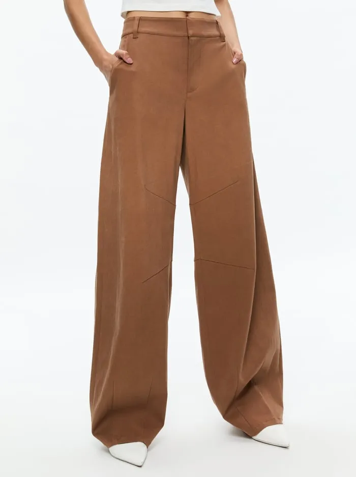 Pants Women Alice Olivia Porter Balloon Trouser Camel
