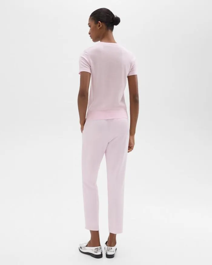 Pants Women Theory Treeca PullOn Pant In Admiral Crepe Bloom