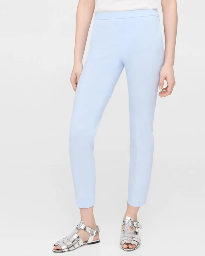 Pants Women Theory Treeca PullOn Pant In Good Linen Breeze