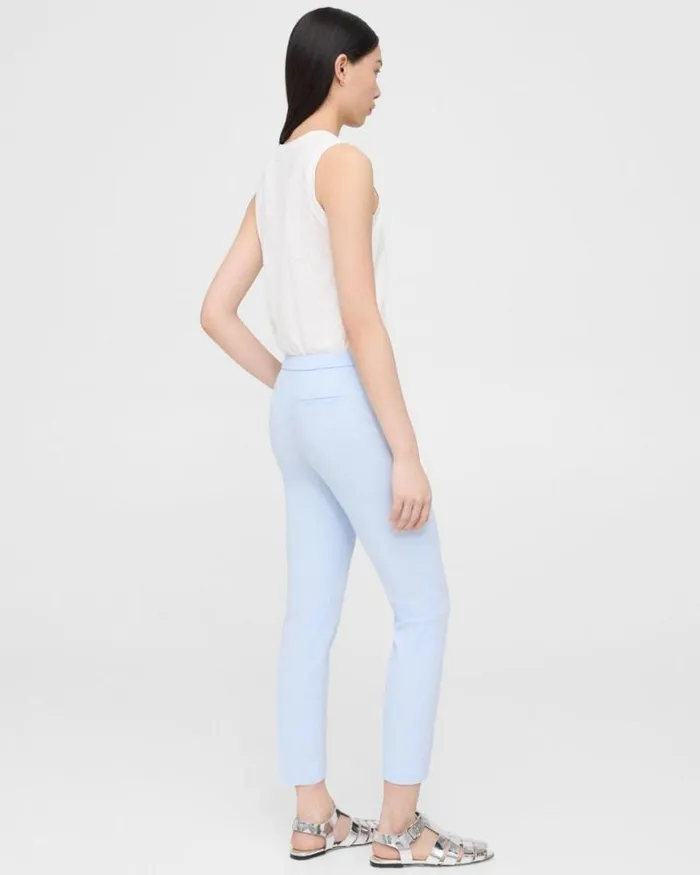 Pants Women Theory Treeca PullOn Pant In Good Linen Breeze