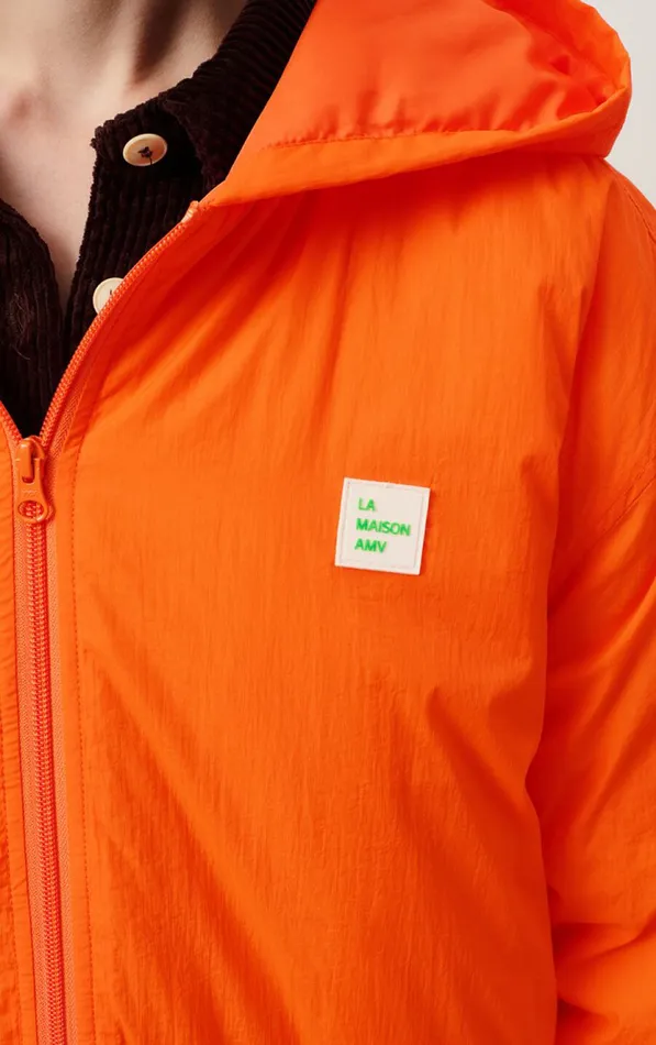 Parka Zotcity Fluorescent Fire Women American Vintage Coats and Puffer Coats Parka Zotcity Fluorescent Fire Women American Vintage Coats and Puffer Coats