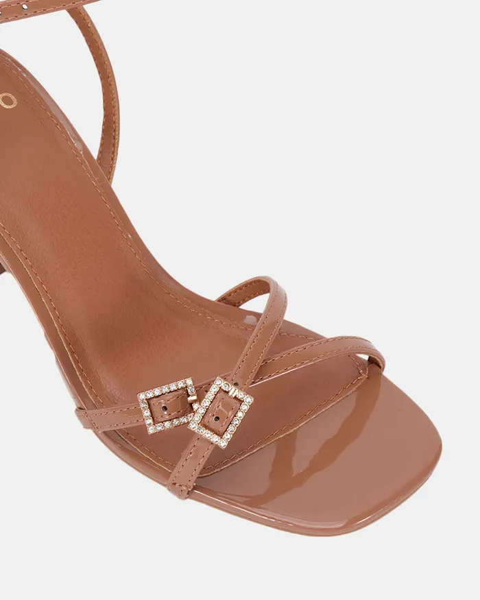 Party NOVO Shoes Women MAGALI TOFFEE PATENT Block Heels