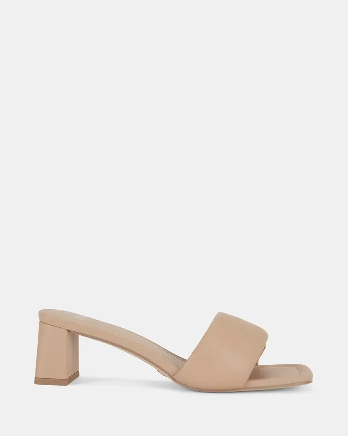 Party Women UGENIA Sand Open Toe Heels NOVO Shoes