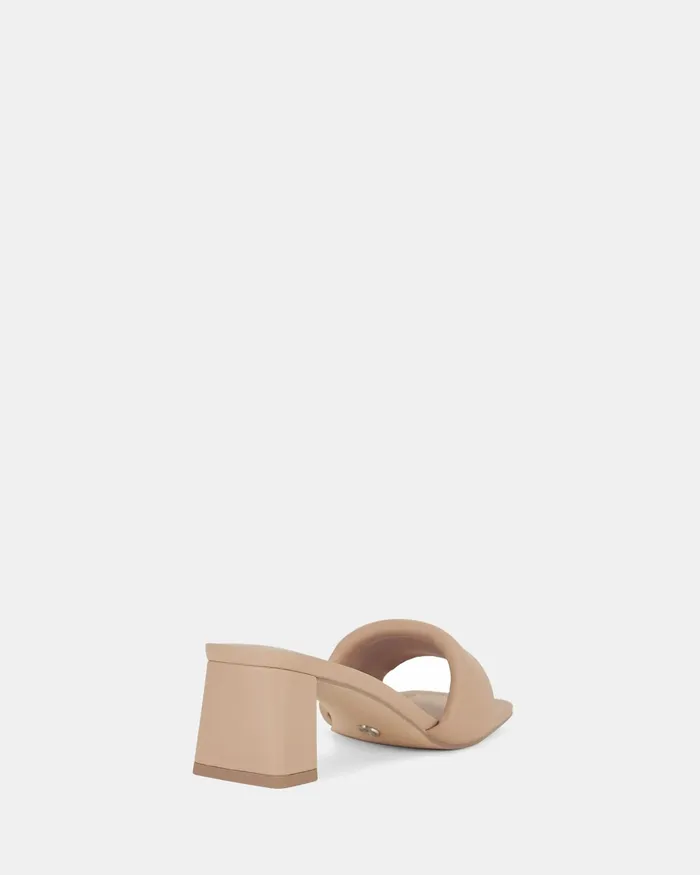 Party Women UGENIA Sand Open Toe Heels NOVO Shoes