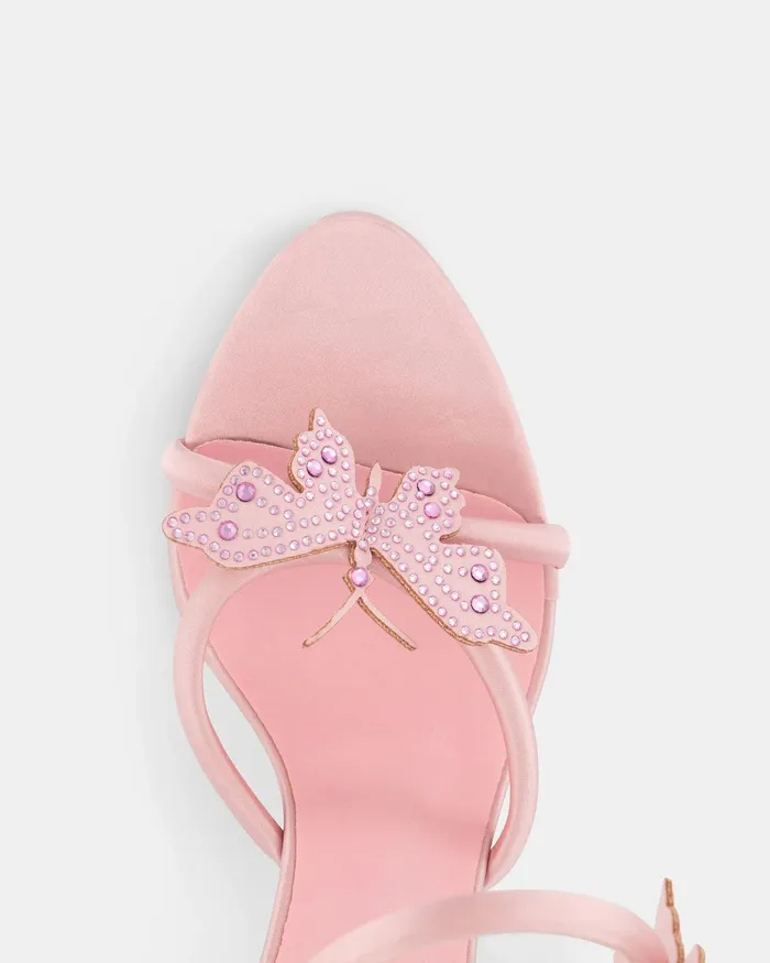 Party Women ZAISHA SOFT PINK Open Toe Heels NOVO Shoes