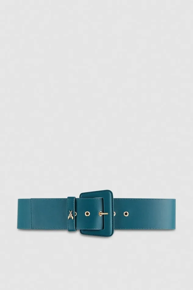 Patrizia Pepe Belts HighWaisted Belt With Leather Lining Green 8211 Women
