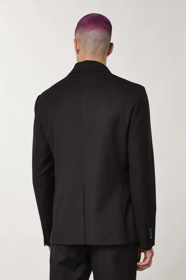 Patrizia Pepe Jackets Flannel And Rhinestone Jacket Black 8211 Men