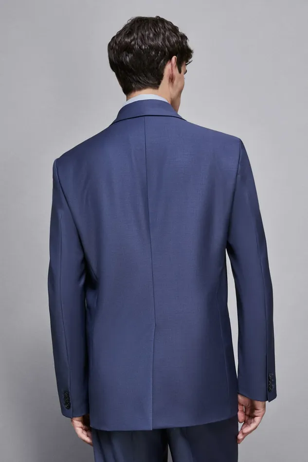 Patrizia Pepe Jackets Single Breasted Lined Jacket Blue 8211 Men