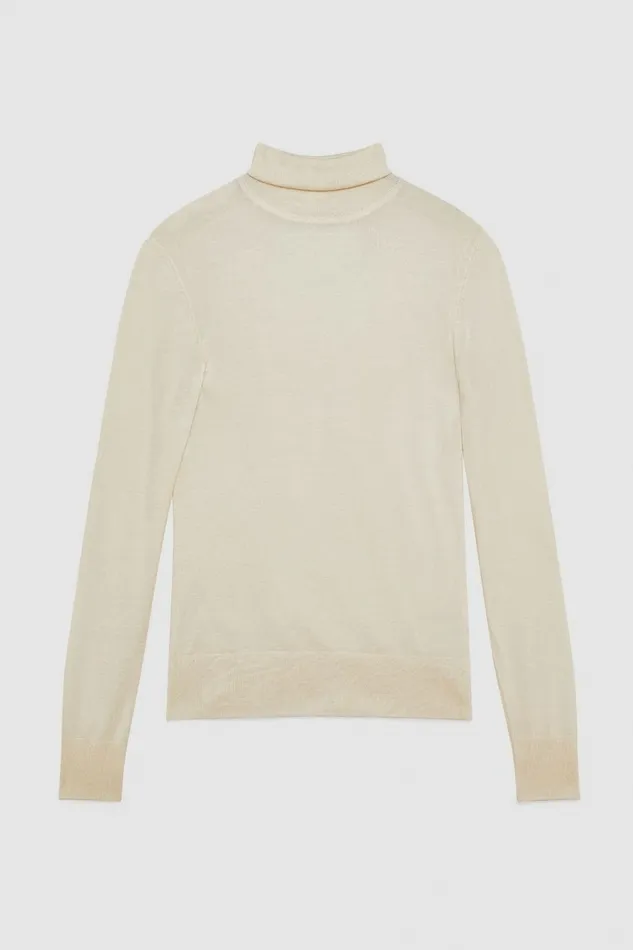 Patrizia Pepe Knitwear Turtleneck Sweater White 8211 Men