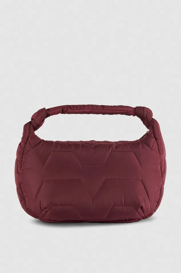 Patrizia Pepe Shoppers Nylon Shoulder Bag With Zipper Purple 8211 Women