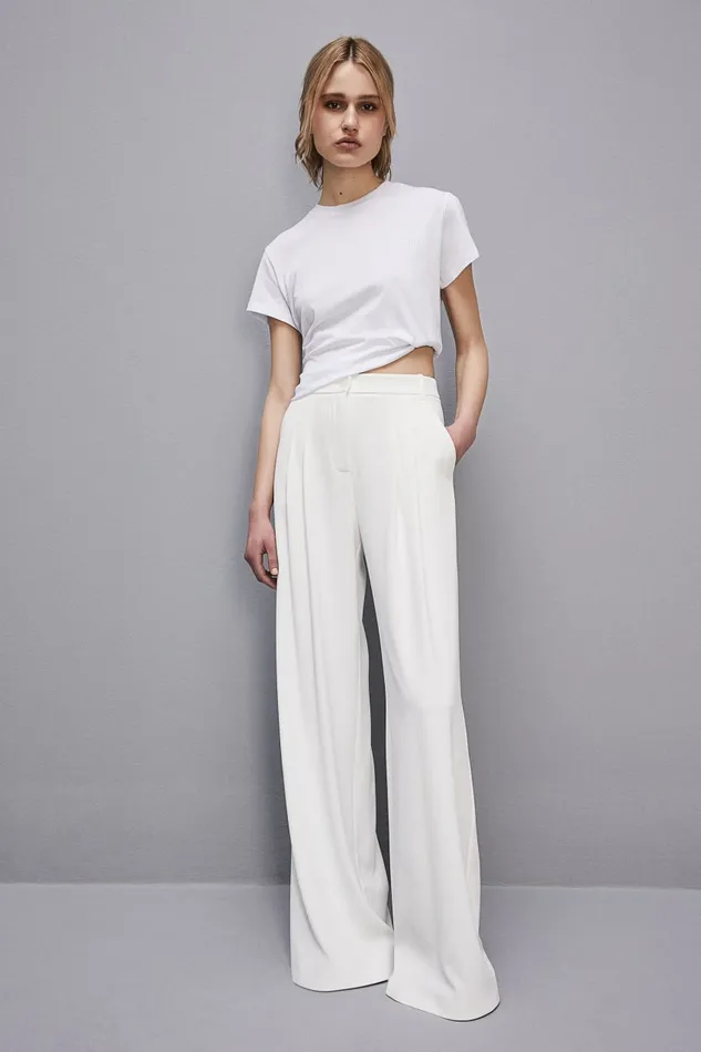 Patrizia Pepe Tops ShortSleeved TShirt With Logo In Organic Cotton White 8211 Women