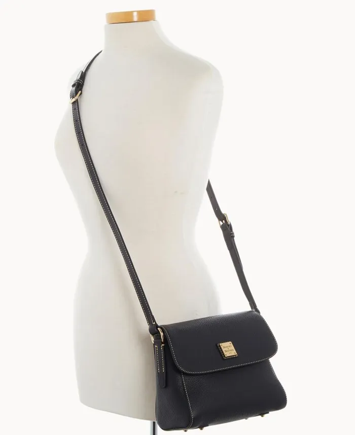Pebble Grain Small Eliza Crossbody Black Black Woman Dooney and Bourke Crossbodies Pebble Grain Small Eliza Crossbody Black Black Woman Dooney and Bourke Crossbodies