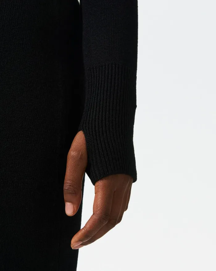 Perfect Moment IntarsiaKnit Merino Wool Jumpsuit Black Women Jumpsuits