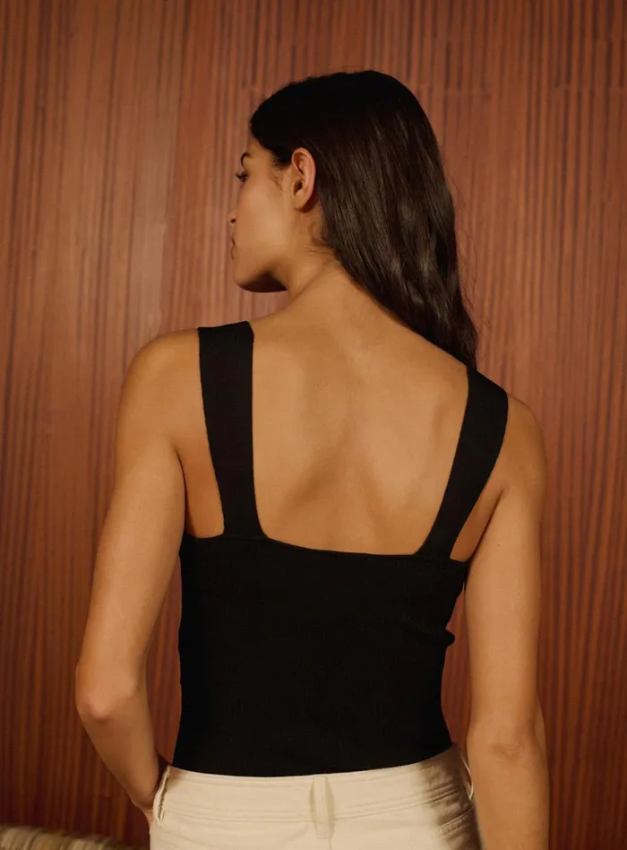 Petite Mendigote Bodysuits Ss25 Mindy Mesh Bodysuit Noir 8211 Women