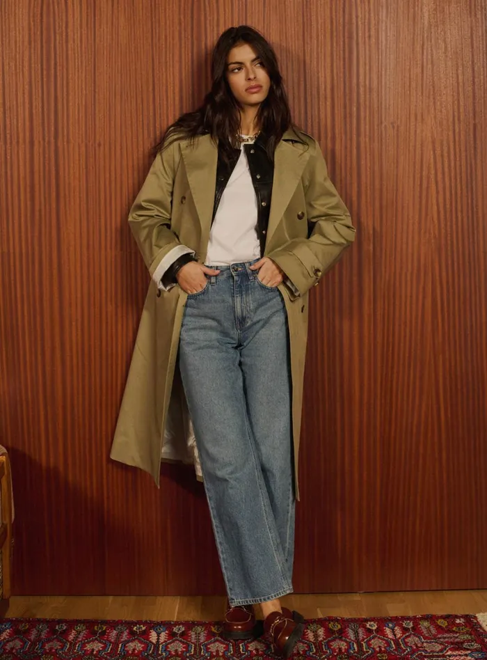 Petite Mendigote Denim Fw24 Pantalon Perrine Denim Blue 8211 Women