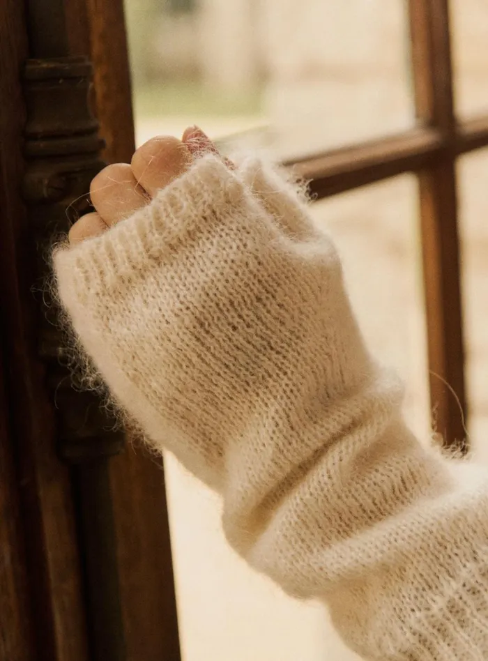Petite Mendigote Jackets and Coats Aimy Mittens Beige 8211 Women