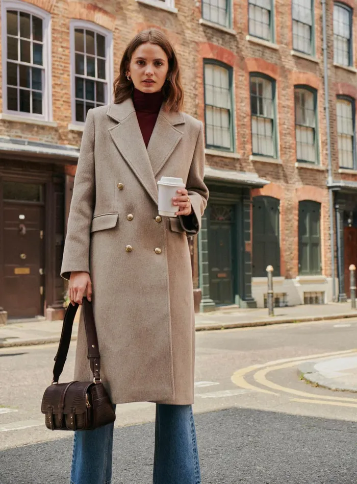 Petite Mendigote Jackets and Coats Oria Coat Beige 8211 Women