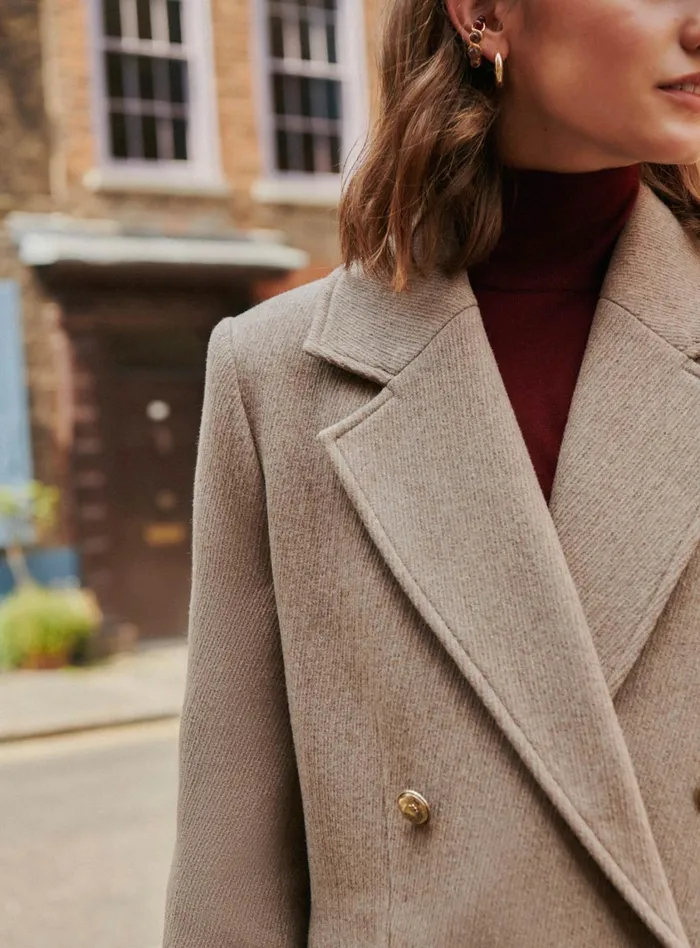 Petite Mendigote Jackets and Coats Oria Coat Beige 8211 Women