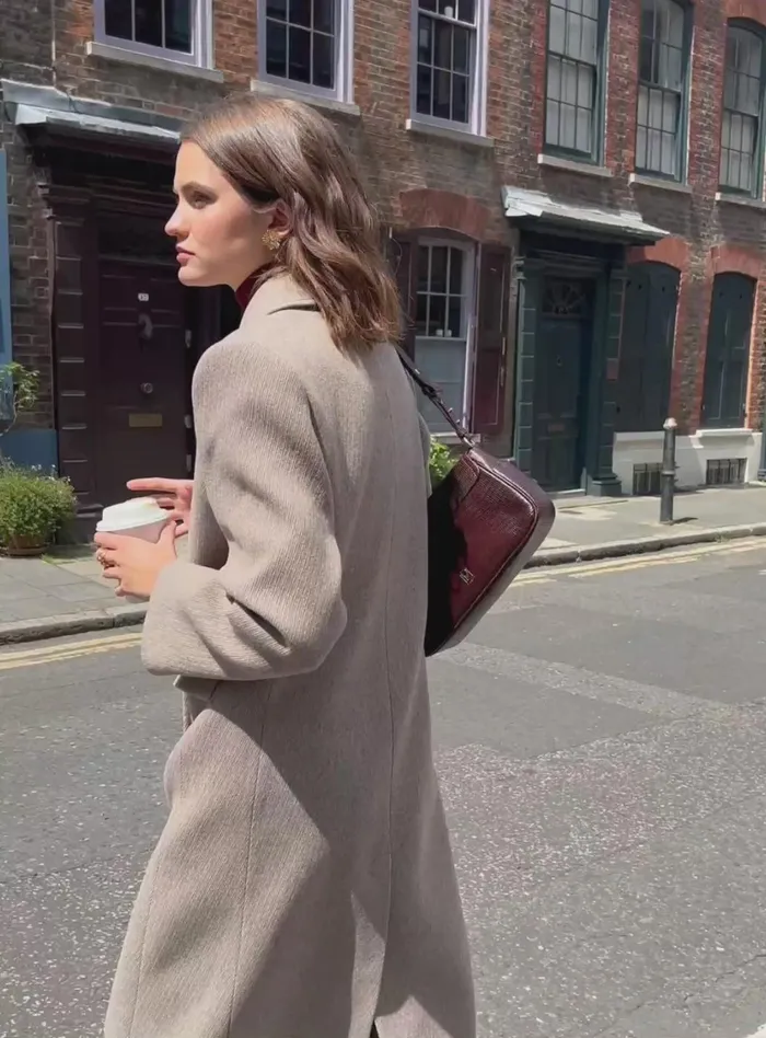 Petite Mendigote Jackets and Coats Oria Coat Beige 8211 Women
